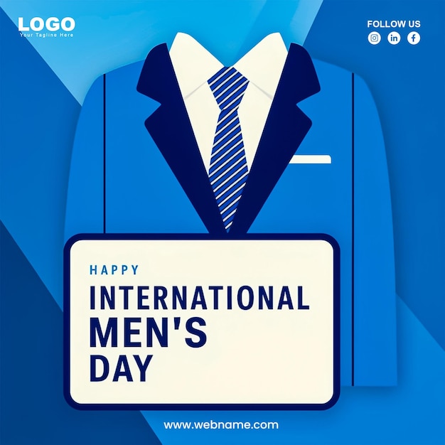 International Mens Day banner design