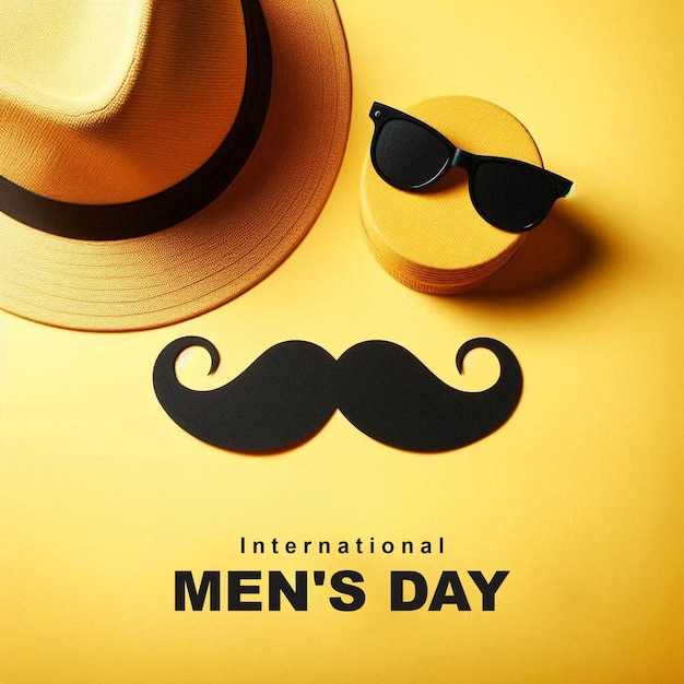 PSD international mens day psd banner for social media