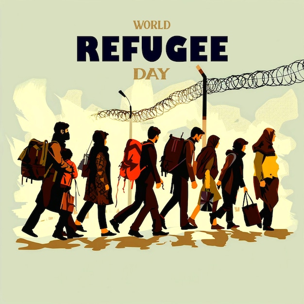 international Migration day PSD banner design