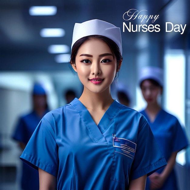 International nurse day background Happy nurse day concept Medical background generated by ai