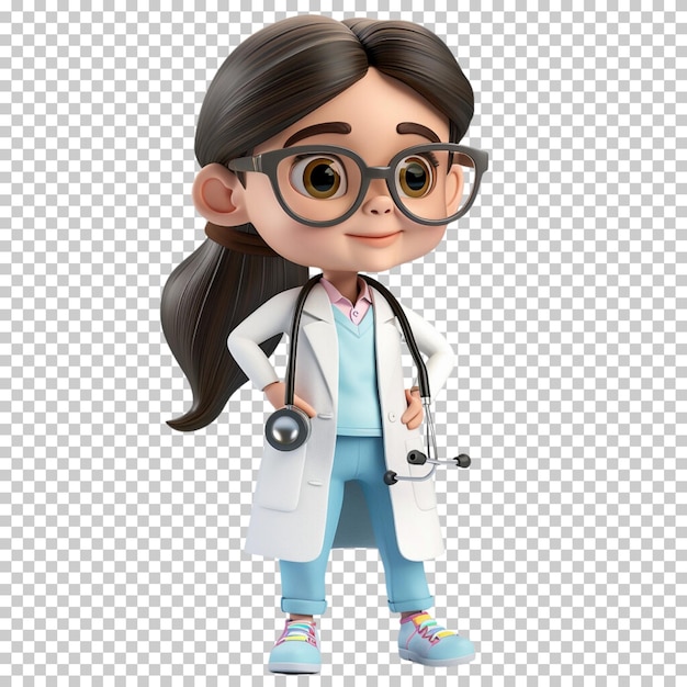 International nurses day female doctor with stethoscope doctor day health day isolated background