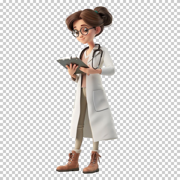 International nurses day female doctor with stethoscope doctor day health day isolated background