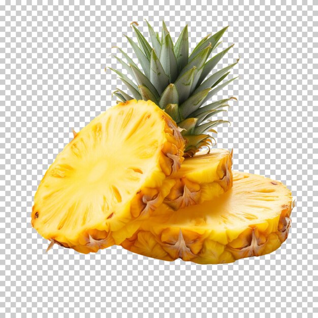 International pineapple day international fruit day fresh fruit isolated on transparent background