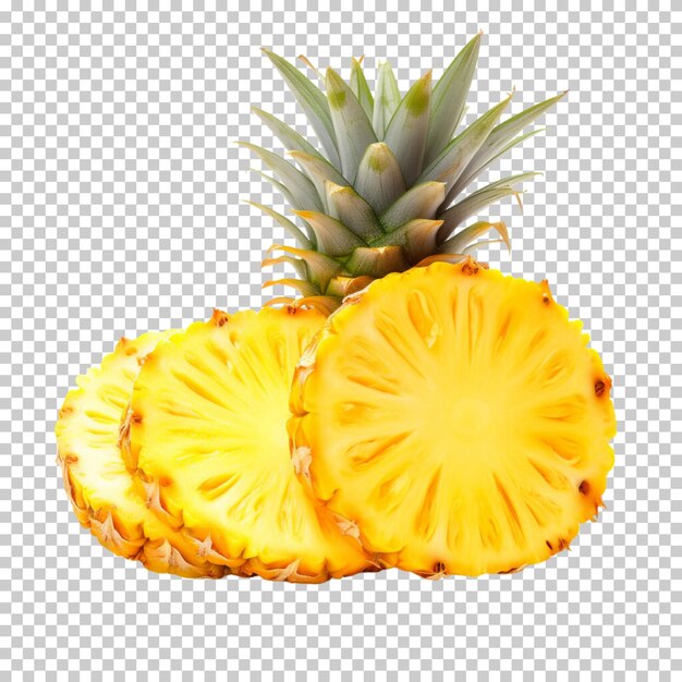 International pineapple day international fruit day fresh fruit isolated on transparent background