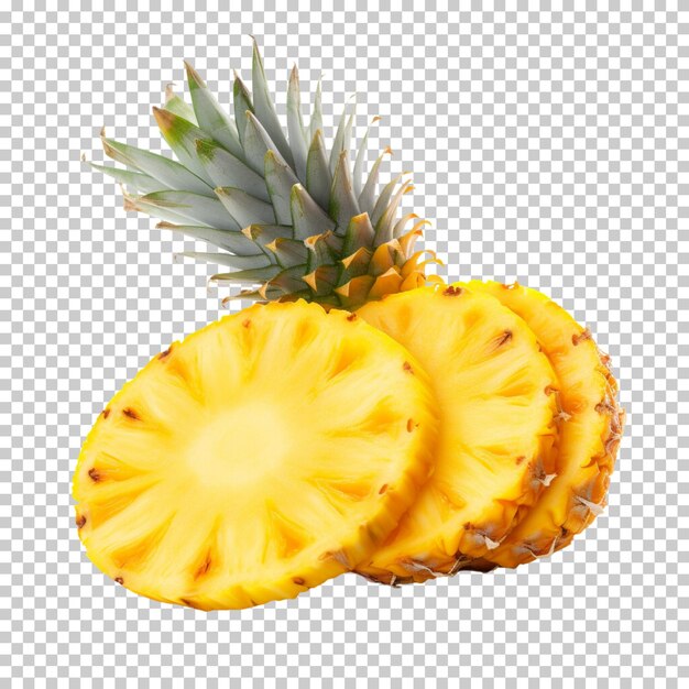 International pineapple day international fruit day fresh fruit isolated on transparent background