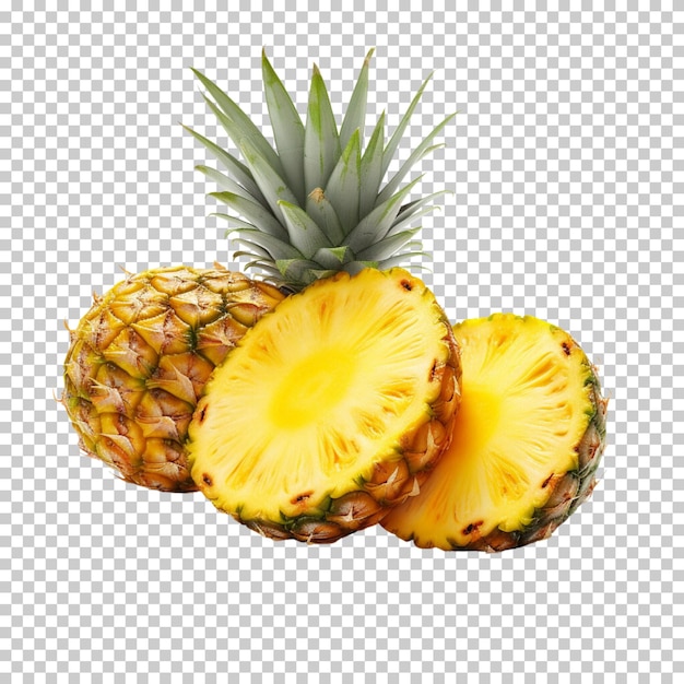 International pineapple day international fruit day fresh fruit isolated on transparent background