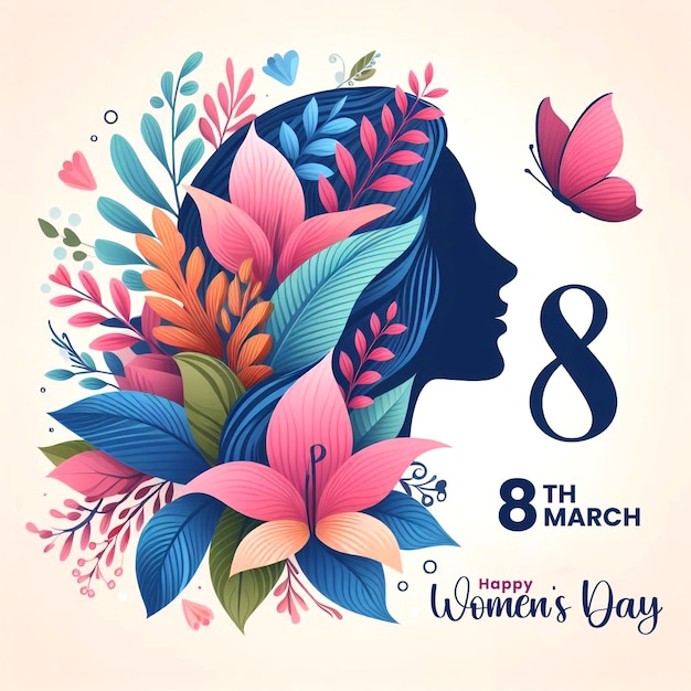 International Womens Day Womens background ai generative