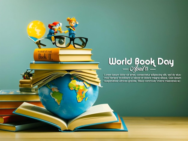 International World Book Day Designed to greeting or celebrate World Book Day