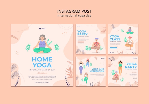 International yoga day instagram posts