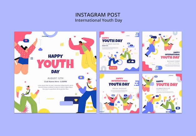 International youth day instagram posts