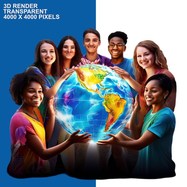 International youth day transparent background