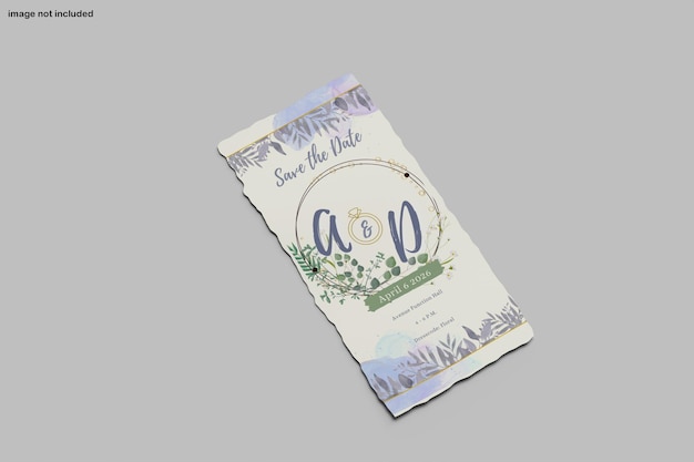 Invitation Card Mockup