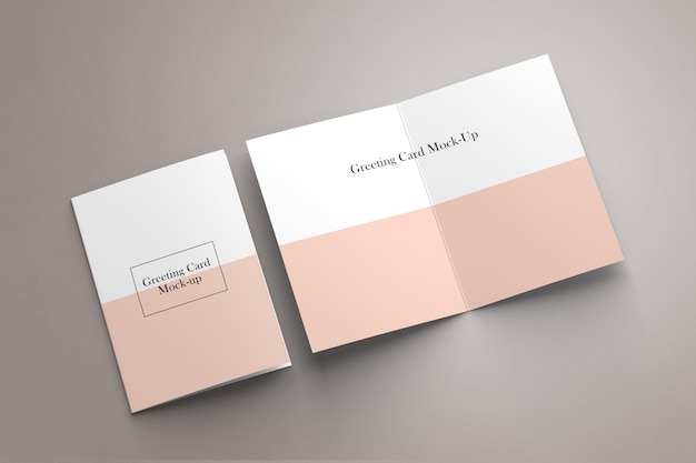 Invitation & Greeting Card Mockup