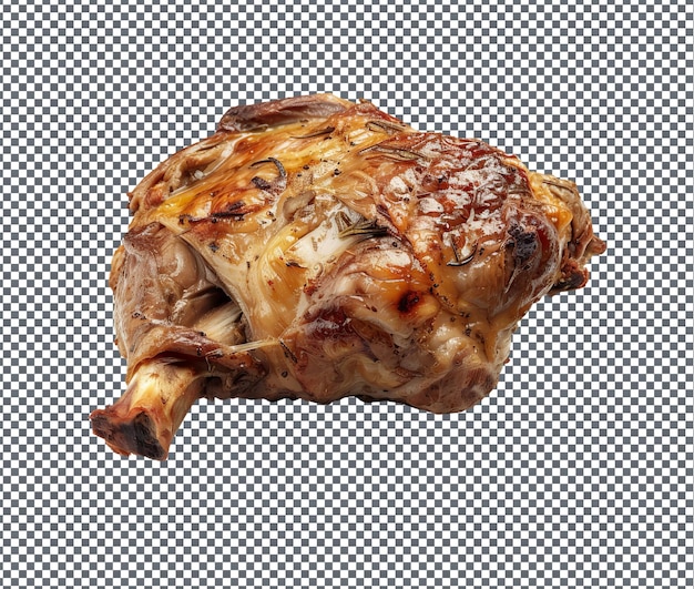 Inviting Roasted Lamb isolated on transparent background