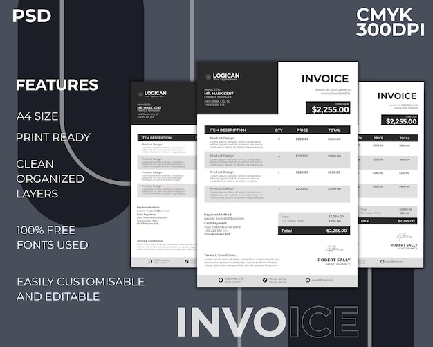 PSD invoice l5