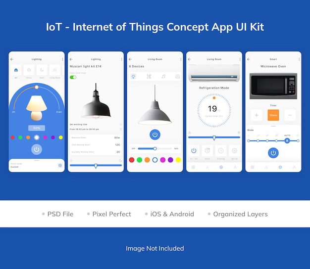 IoT - Internet of Things Concept App UI Kit