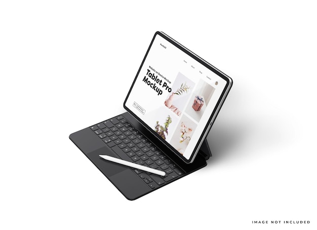 Ipad Pro with Magic Keyboard Mockup