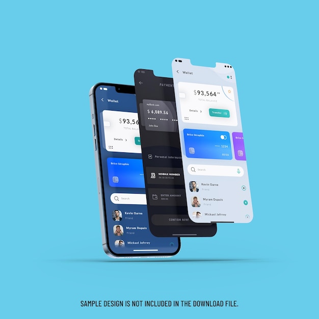 IPhone App Mockup Premium Template