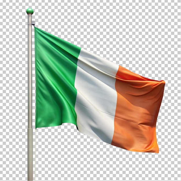 Ireland National Flag Isolated