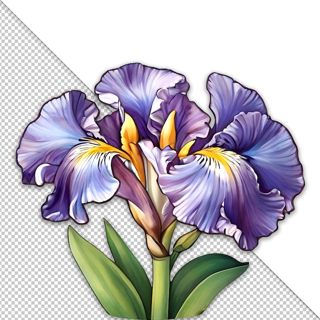 Iris Clipart design