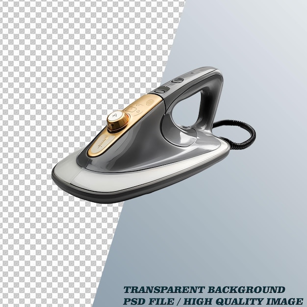 Iron Isolated on Transparent Background PSD File