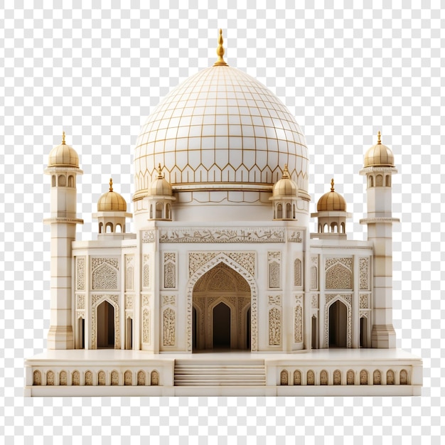 Islamic Architecture 3d Element isolated on transparent background