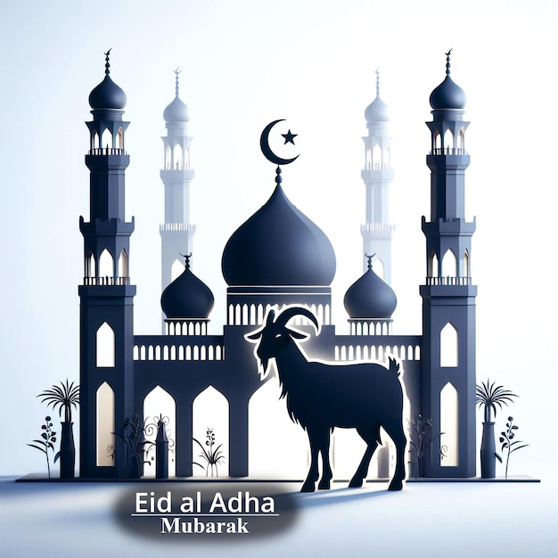 Islamic background Eid al adha mubarak celebration