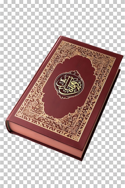 PSD a islamic book quran isolated against a transparent background