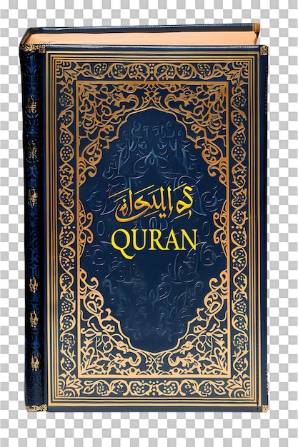 PSD a islamic book quran isolated against a transparent background