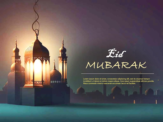 Islamic Eid Al Adha mubarak background design