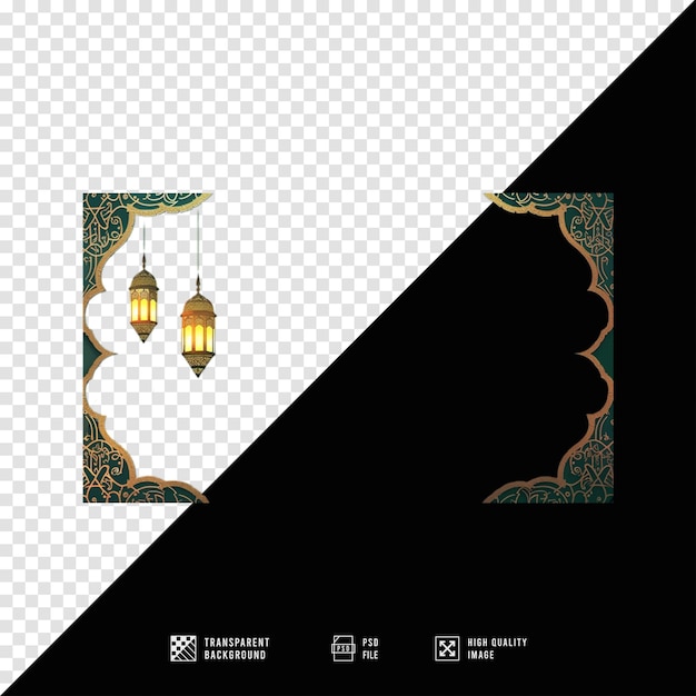 Islamic frame images without quality background