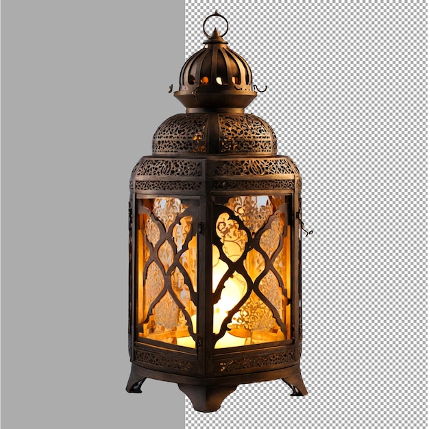 Islamic Lamp isolated on transparent background