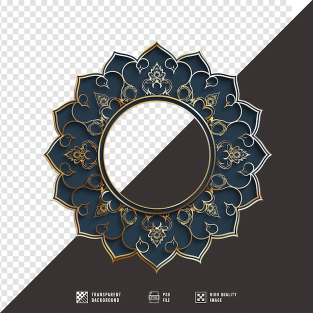 Islamic mandala ornament without HD quality background