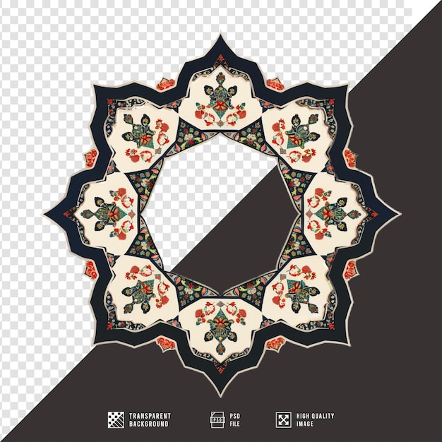 PSD islamic mandala ornament without hd quality background