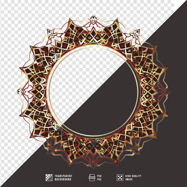 Islamic mandala ornament without HD quality background