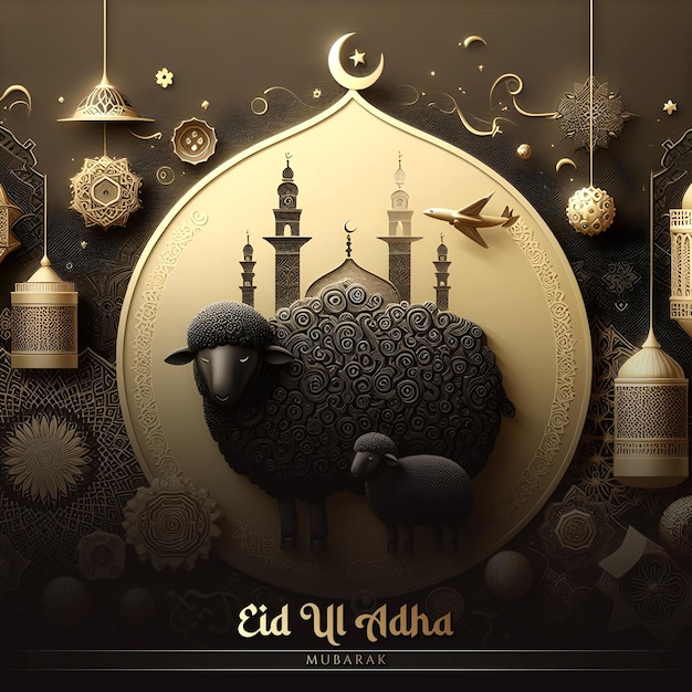 PSD islamic psd template eid ul adha eid mubarak