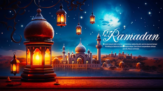 Islamic Ramadan background