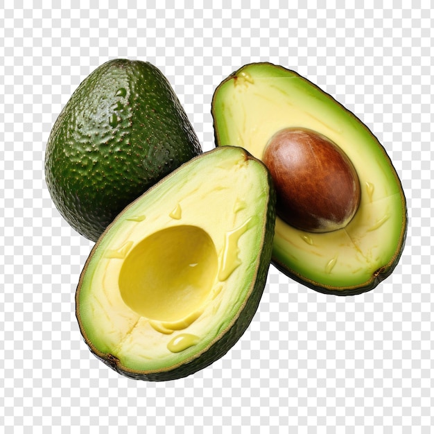 Isolate Avocado Style Png With White Background Illustration generative IA