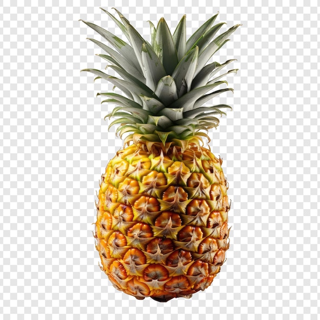 PSD isolate pineapple style png with white background generative ia