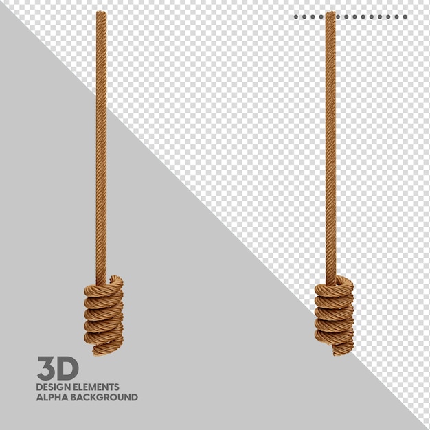 Isolated 3d rope for composition