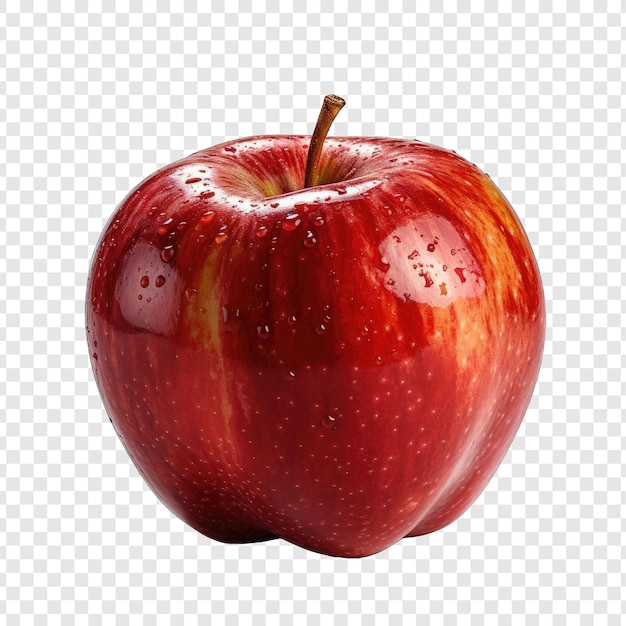 PSD isolated apple style png with white background generative ia