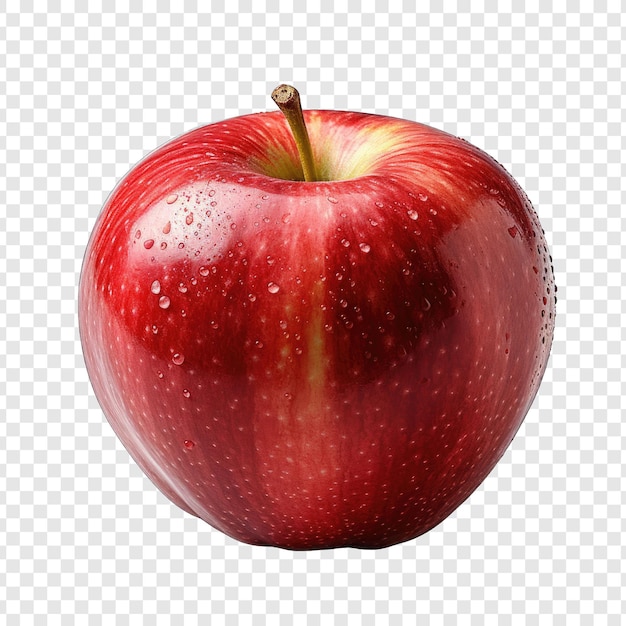 PSD isolated apple style png with white background illustration generative ia