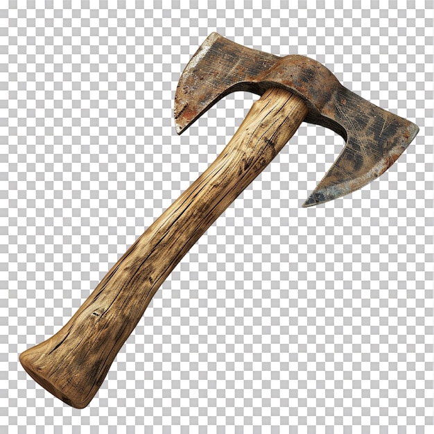 PSD isolated axe on transparent background