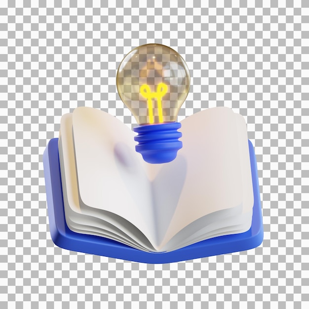 Isolated book 3d icon