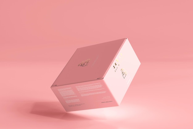 Isolated Box Mockup