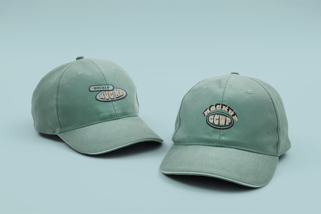 Isolated cap mockup