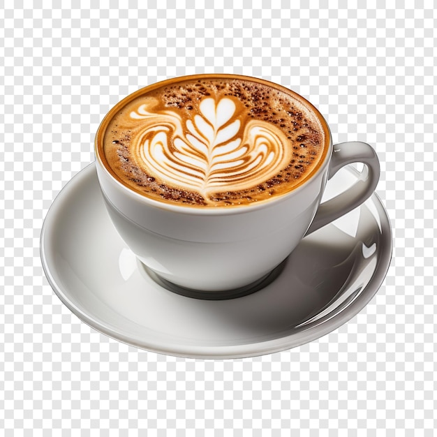 PSD isolated coffee style png with white background generative ia