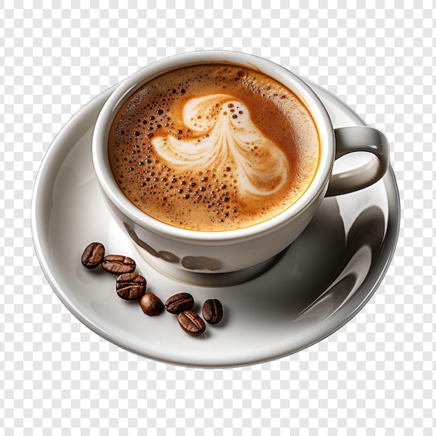 PSD isolated coffee style png with white background illustration generative ia