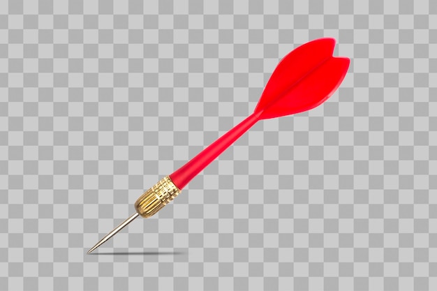 Isolated dart arrow