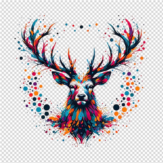 Isolated Deer on a Clear PNG Background